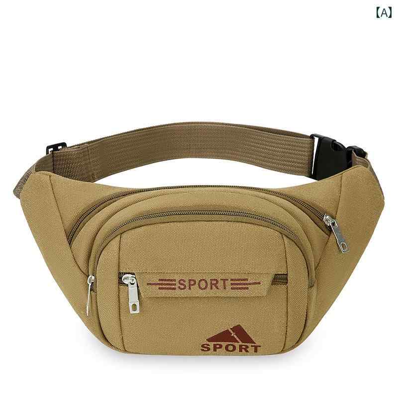 ウエスト バッグ ポーチ メンズ キャンバス ウエスト バッグ 多機能大容量 実用 防水 耐摩耗 スマートフォン レジ ビジネス 作業 現場用