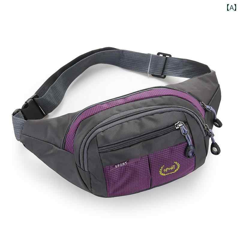 ウエスト バッグ ポーチ ウエスト 横型 バッグ マーケット ビジネス ウォレット チェスト 韓国 バッグ大容量 ショルダー クロス ボディバッグ