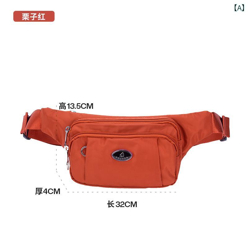 ウエスト バッグ ポーチ スポーツ ランニング ウエスト バッグ レディースな 小さい メッセンジャーバッグ スマートフォン キャンバス レディースバッグ オックスフォード 布 チェスト