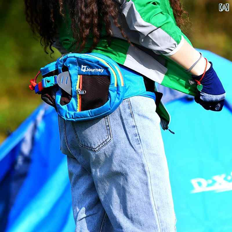 ウエスト バッグ ポーチ 森林 屋外 ウォーターボトル ウエスト バッグ 破れにくい 小さい 生地 ソリッドカラーパターン メンズと レディース