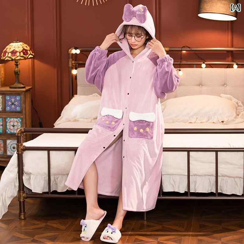 バスローブ レディース パジャマ 女性用 冬用 バスローブ 脱 綿 吸水 速乾 男性用 ナイトガウン ロング カップルで 着用 できる 浴衣 風 バス タオル