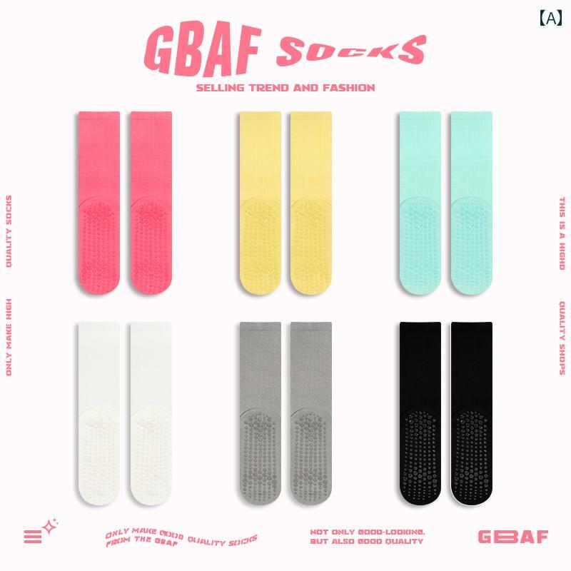 ヨガ ソックス ピラティス GBAF 無地 ヨガ ソックス プロ 滑り止め ピラティス フィットネス スポーツ ..