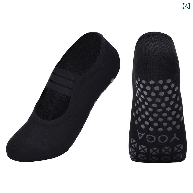 ヨガ ソックス ピラティス ヨガ ソックス 滑り止め プロ 仕様 レディース 夏用 薄手 室内 ダンス フロ..