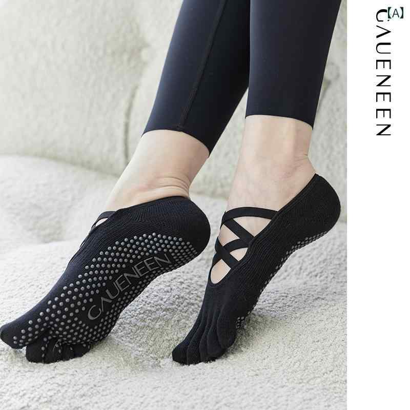 ヨガ ソックス ピラティス Gening プロ ヨガ ソックス 滑り止め ハイエンド レディース 5本 指 フィッ..