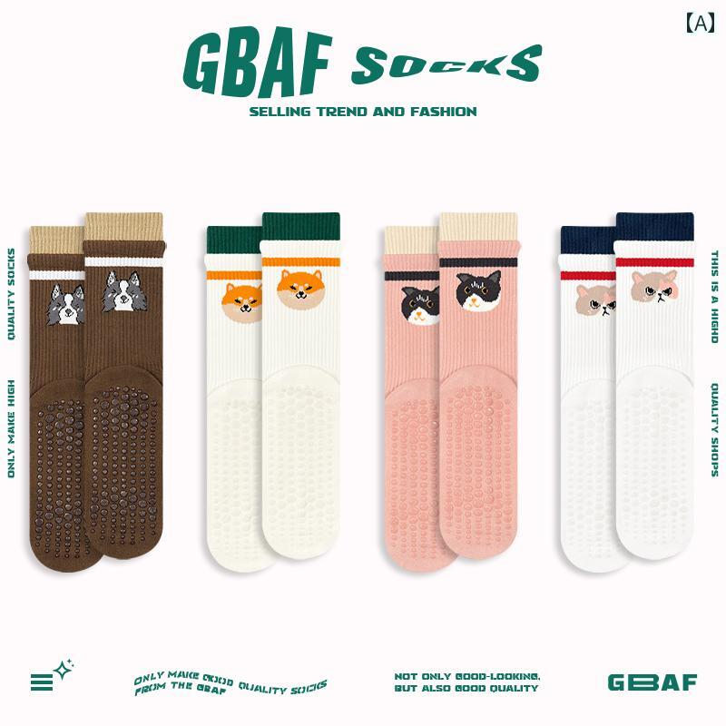 ヨガ ソックス ピラティス GBAF ヨガ ソックス プロ シリコン 滑り止め ラバーソール ピラティス フロ..