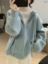 パーカー フード付き ニット 大きいサイズ 女性用 ゆったり フード付き ジッパー セーター 冬用 mm スタイル ソフト グ ルーニー ニットカーディガン ト...