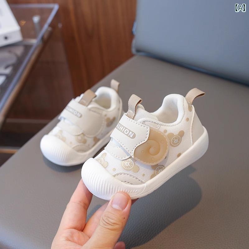 赤ちゃん　靴　シューズ 幼児用 歩行前 靴 春秋用 男の子と 女の子用 通気性 0 ～ 3歳 赤ちゃん用 ソフ..