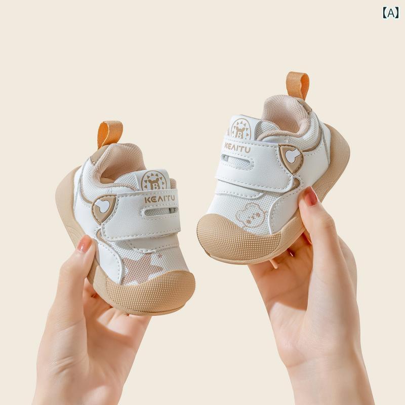 赤ちゃん　靴　シューズ 男の子 幼児用 靴 2025 春 ソフト ソール 男の子用 ベビー シューズ 軽量 通気..