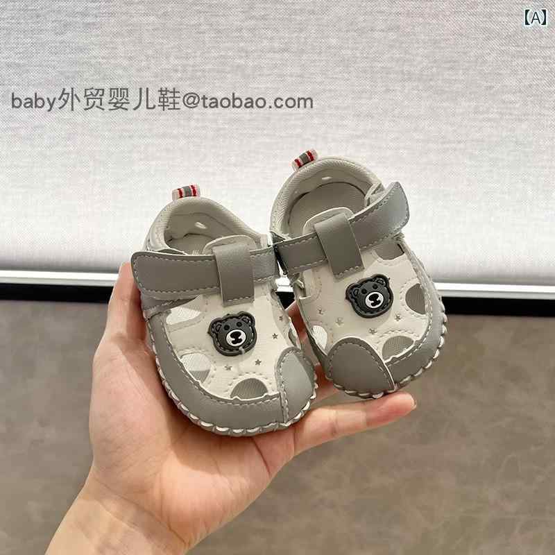 ベビー　シューズ　かわいい 夏用 0 ～ 1歳 男の子 ベビー 幼児 靴 ソフト ソール 滑り止め 56 12ヶ月 ..