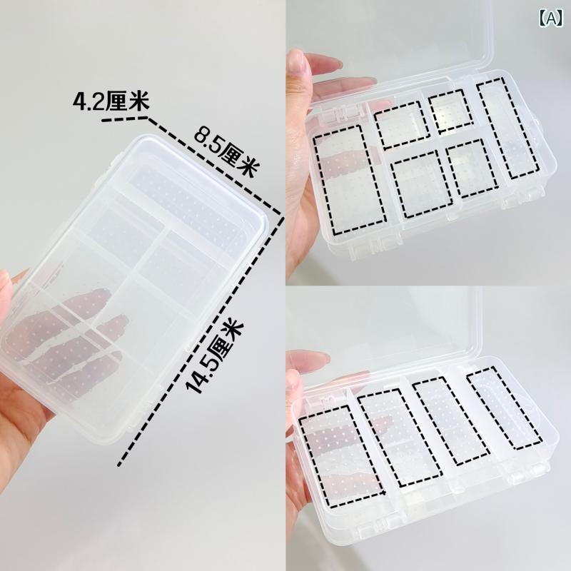 メイク　道具　セット　 メイクアップアーティスト クリップ ヘア 10 グリッド 両面 収納 ボックス小 ..