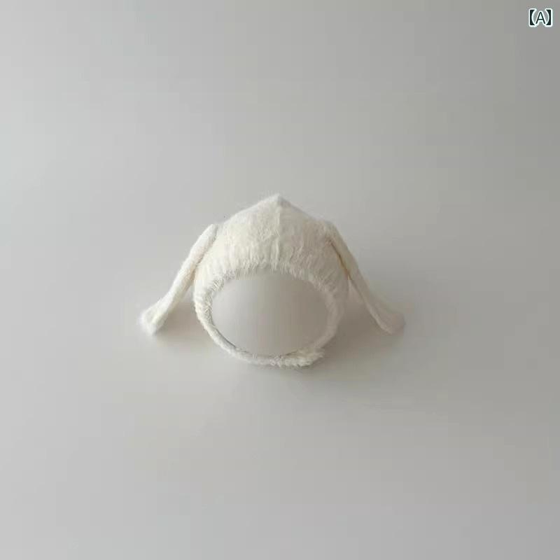 帽子　うさぎ　かわいい 韓国 ベビー 帽子 冬 かわいい ファッション ウサギの 秋冬 暖かい 耳 ぬいぐるみ