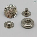 ボタン ラウンド アクセサリー メタリックシルバー ブラック セキュリティ ユニフォーム 4つ ボタン コート ジャケット ワンピース