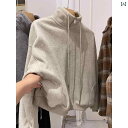 フリース トップス ジッパー アメリカン レトロ ハーフ ジッパー スタンドカラー セーター レディース 秋冬 裏起毛 厚手 ゆったり 高級 感 かっこいい シ...