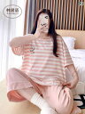 パジャマ セット スウェット 春夏 綿 半袖 クロップドパンツ パジャマ レディース 大きいサイズ プラス 太 mm 200ポンド ホーム 服 スーツ