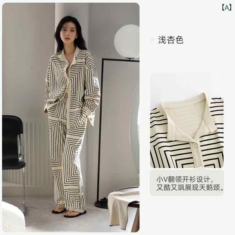 パジャマ　セット　スウェット Yuenei パジャマ レディース 春秋 秋 綿 長袖 ホームウェア新 スタイル 高級 ファッション セット 女性用