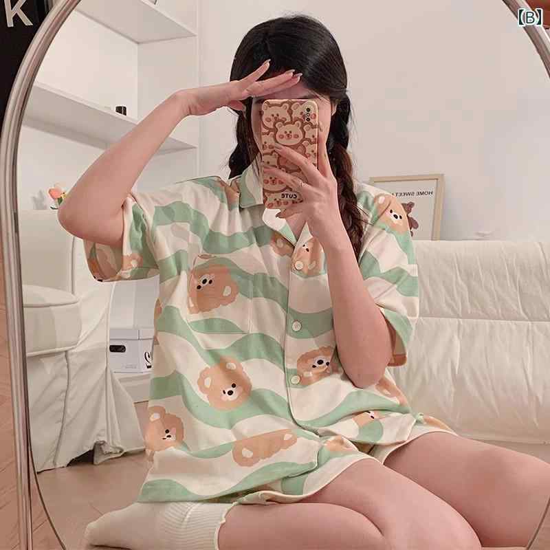 半袖　半ズボン　パジャマ 2025 夏の パジャマ レディース チェック 柄 半袖 ショート パンツ 大きいサイズは 外出 着と して 家 しても 薄手 スーツと 着用 できます 2