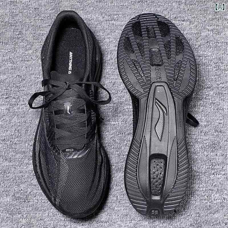 ランニング　シューズ　カジュアル Li Ning 軽量 20 ランニング シューズ メンズ クッション性高 反発 通気性 マラソン ARBT 001