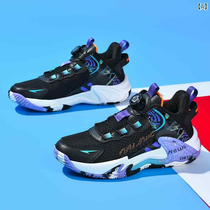 ランニング　シューズ　カジュアル アン ビッグ ボーイ シューズ 春夏 バスケットボール 実戦 スポーツ 高校生 中学生 ランニング