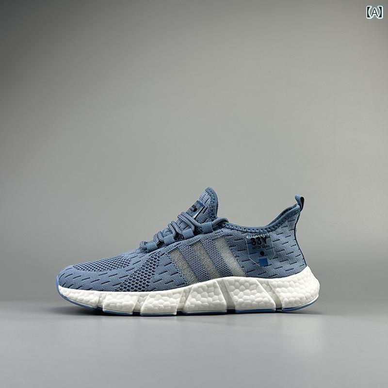 シューズ　ランニング　スポーツ お 買い得な 夏 薄型 2025 メンズ スポーツ 軽量 ランニング シューズ..