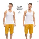 タンクトップ レディース ノースリーブ シームレス メンズ ベスト 綿 60 コーマ ハードル シャツ インナー ベース 薄手 夏 疆