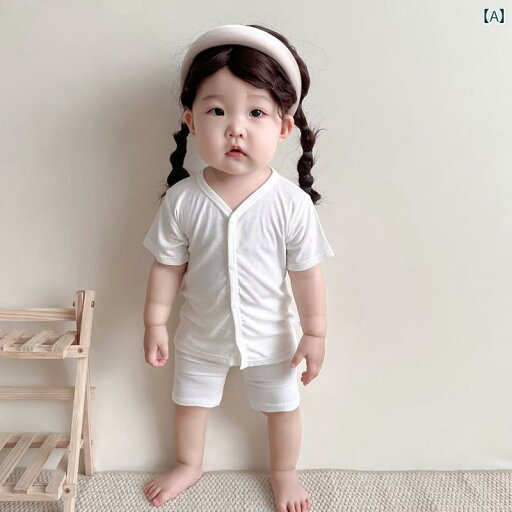 ベビー 服 赤ちゃん 夏用 薄手 男女 ベビー モダール 半袖 クール 幼児 ツーピース スーツ ベビースプリット レジャー ベビー 服 赤ちゃん 夏用 薄手 男女 ベビー モダール 半袖 クール 幼児 ツーピース スーツ ベビースプリット レジャー