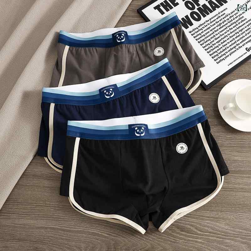 メンズ　ボクサーパンツ　下着 ガンナー 無地 コットン メンズ 下着 ボクサー ブリーフ 通気性 ボーイ..