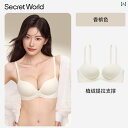 ブラ 女の子 思春期 シークレットワールドの小 胸 ギャザー サイド ブレストの 女性用 下着 2025年の シームレス スチール リング フリー ブラ
