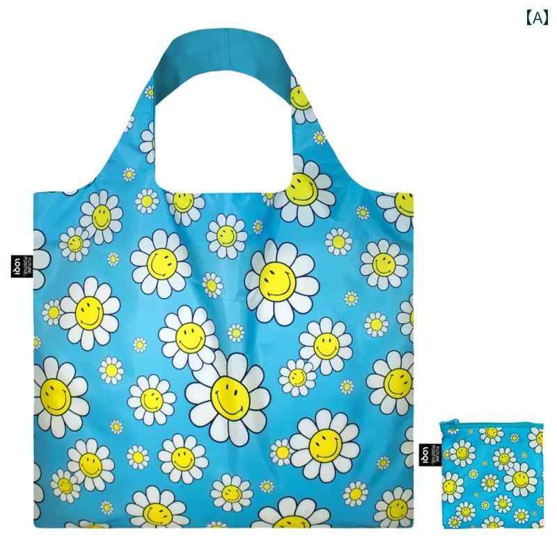 自転車　ホルダー　バッグ 自転車 ホルダー バッグ LOQI フラワー スマイリーフェイス ウエスト バッグ..