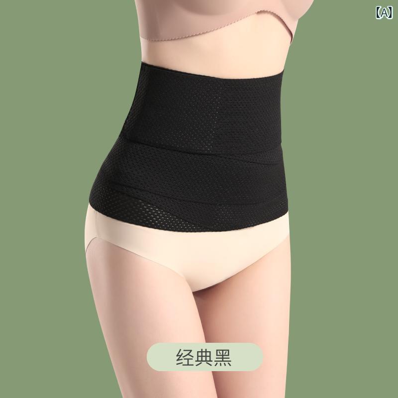 サポーター　ベルト　腹部 レディース 丈夫な ウエストと 腹部 ベルト。 薄手 シェイプ 産後 タイトな 回復 ボディシェイプ 夏用。(4)