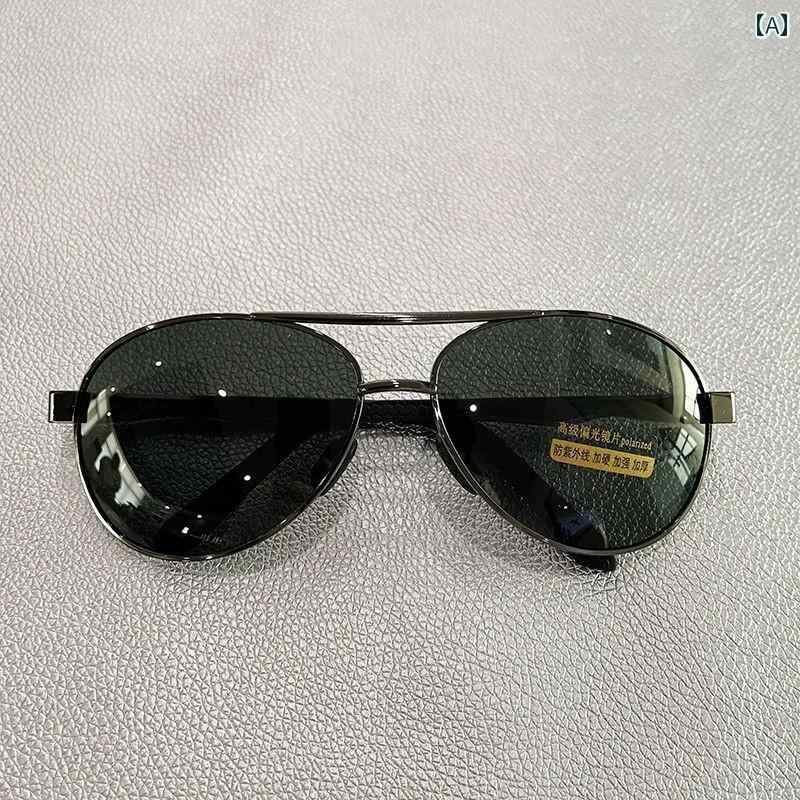 サングラス　めがね　スタイリッシュ の パイロット サングラス 偏光 釣り 運転 ドライバー 保護 昼夜 使用 可能