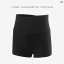レディース フィットネス レギンス ダンス 3 / 4 ショーツ 子供用 パンツ ハイウエスト 特 別 トレーニング 女の子 バレエ ブラック タイト