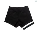 レディース フィットネス レギンス 女性用 グループ ダンス 安全 ボトム ショーツ 夏用 ハイウエスト 露出 防止 ブラック ジャズ ポール DS パンツ
