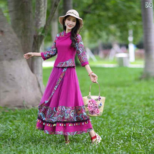 ドレス チャイナ レディース チャイナ風 プリント 中国 チャイナ ドレス トップ スーツ レディース 秋 タッセル スイング スカート スリムフィット ツーピース ドレス チャイナ レディース チャイナ風 プリント 中国 チャイナ ドレス トップ スーツ レディース 秋 タッセル スイング スカート スリムフィット ツーピース