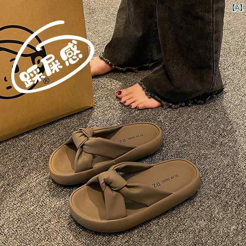 女性用 マイ ラード クソ フィーリング サンダル 2025夏用 アウトドア ハーフ スリップ 妊婦用 ビーチ シューズ