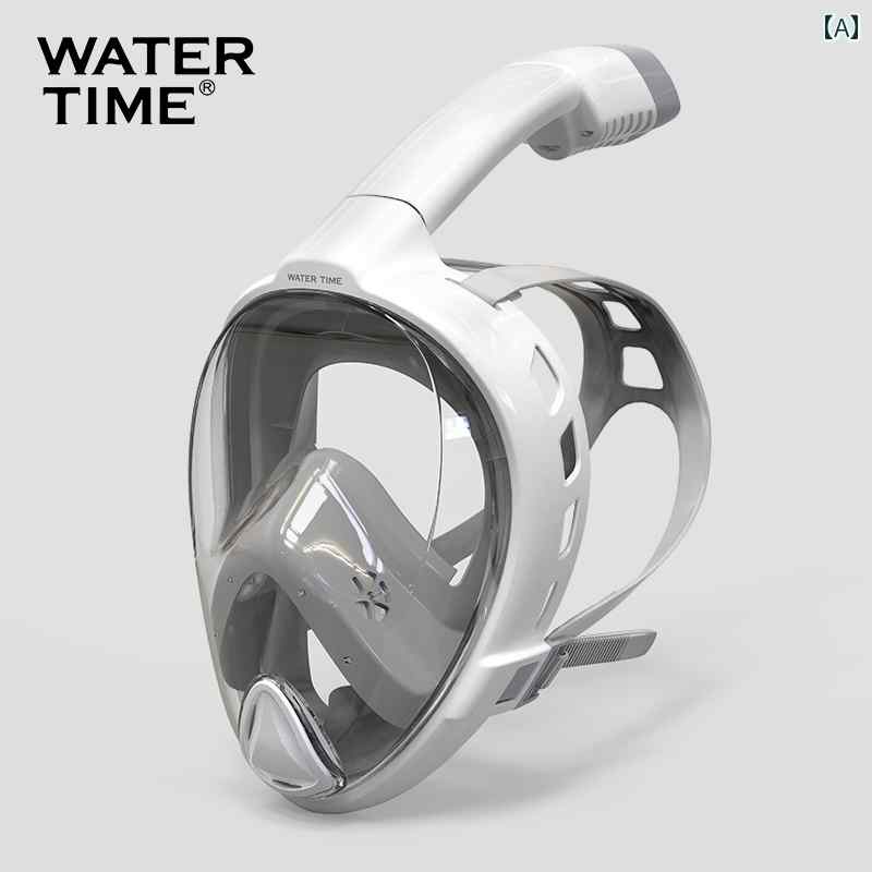 シュノーケリング ゴーグル マリンスポーツ WaterTime ダイビング 器材 シュノーケリング マスク サンボ 水中 呼吸 器 スイミング ゴーグル フリー チューブ