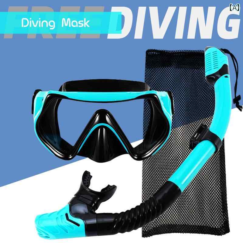 シュノーケリング　ゴーグル　マリンスポーツ 大人用 シリコン ダイビング ゴーグル シュノーケリング ..