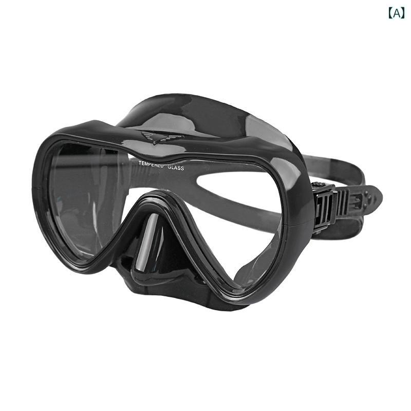 シュノーケリング　ゴーグル　スポーツ 曇り 止めの高 解像度の 水泳 ゴーグル 窒息 防止と 防水の ノ..
