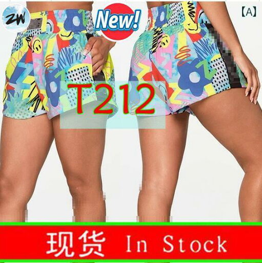 レディース エクササイズ パンツ ZW フィットネス 服 ダンス ヨガ エアロビクス パンツ 特徴的な スポーツ カジュアル ショート プリント 柄 212 レディース エクササイズ パンツ ZW フィットネス 服 ダンス ヨガ エアロビクス パンツ 特徴的な スポーツ カジュアル ショート プリント 柄 212