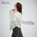 レディース エクササイズ パンツ Qiya 女性用 モダン ダンス 衣装 ダンサー用 ゆったり サイズ 日常用 長袖 トップス 芸術 学生用 ボディ トレーニン...