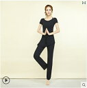レディース エクササイズ パンツ パンツ スカート ヨガ スーツ レディース 秋冬 ミディアム 丈 袖 スリム モダール 初心者 プロ スポーツ ダンス トレー...
