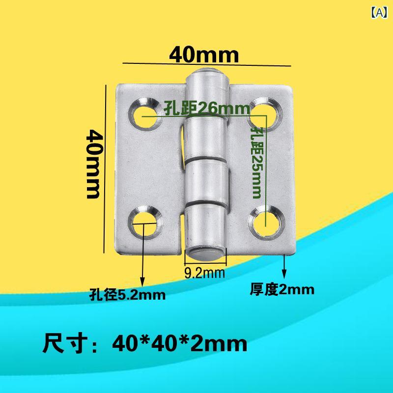 ヒンジ　ステンレス　ドア ステンレス スチール ヒンジ 304 厚手 2インチ 産業 機器 電気 キャビネット..