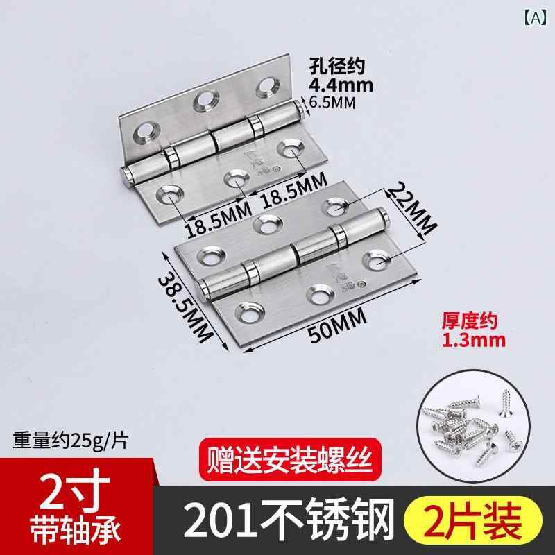 ヒンジ　ステンレス　ドア ステンレス スチール ヒンジ 木製 ドア 小型 キャビネット フラット 折りた..