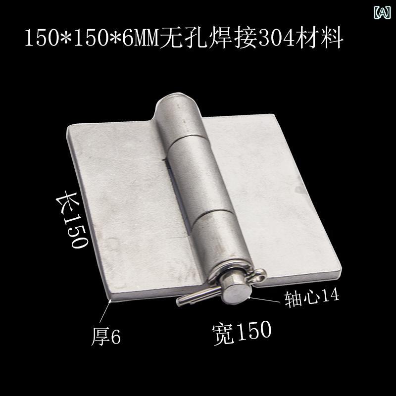 ヒンジ　ステンレス　ドア 5インチ 304 ステンレス 頑丈 厚手 溶接 ヒンジ トラック サイド ドア 取り..