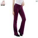 フィットネス レディース ウェア パンツ Hongyu ダンス パンツ ズボン ボディシェイプ レディース ベルボトム トレーニング ヨガ エアロビクス ローウ...