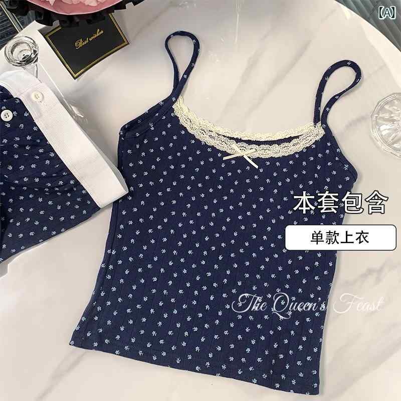 レース キャミソール トップス Girl Next Door| Pure Desire レース 花柄 コットン パジャマ レディース 夏 セクシー サスペンダー...