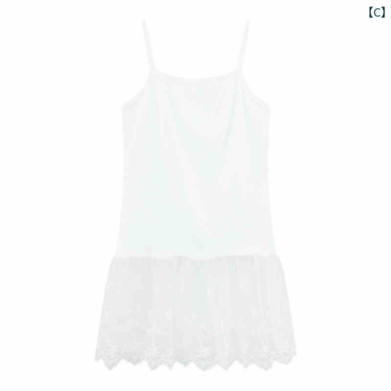 インナー　レース　キャミソール ホット ガール サスペンダー レディース インナーウェア レイ ヤード 春 レース スカート スプライシング グレー ベスト シャツ トップ 3