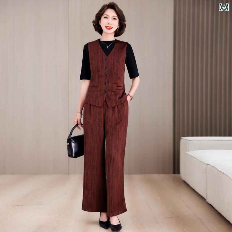 レディース　ツーピース　シルク 春夏 チャイナ風 翔 雲糸 ツーピース スーツ 2025 新型 シルク 婦人 高貴 シャツ