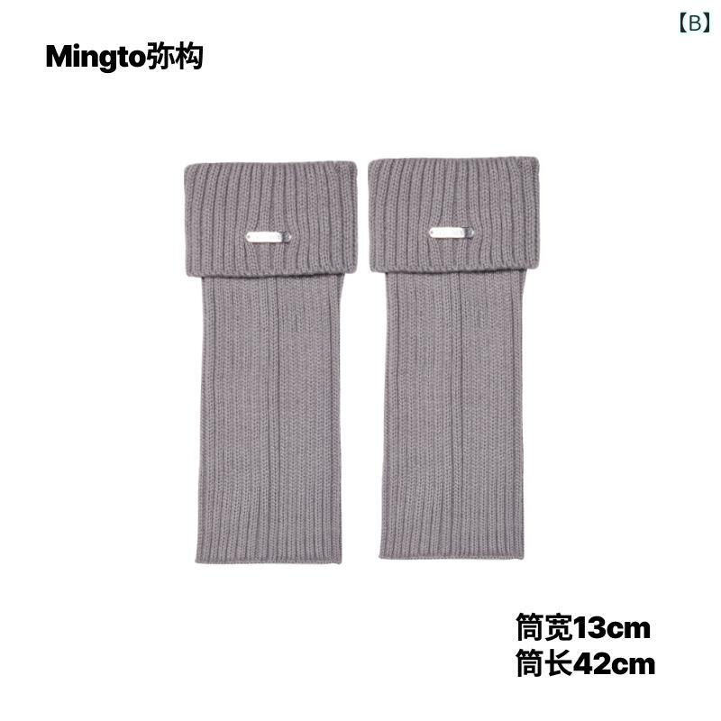 ソックス　サポート　カバー 靴下の 山 秋冬 厚手 ゆったり JK Y2K ホット ガール レッグカバー ホワイト ミドル ソックス ふくらはぎ レディース 2