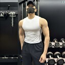 メンズ フィットネス タイト 夏の スポーツ ランニング トレーニング フィットネス ヨガ 冷感 速乾 高 弾性 マッスル タイツに 最適な 男性用 ウエスト...