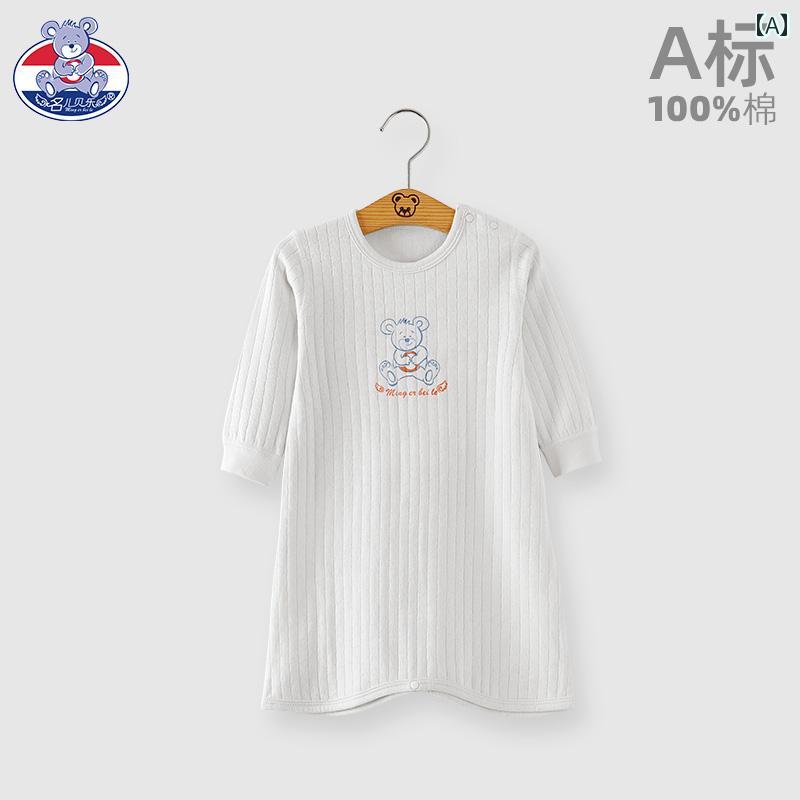 子供用 ナイトガウン パジャマ ベビー パジャマ ナイトガウン ナイトドレス 秋 子供用 アンチ キック ..